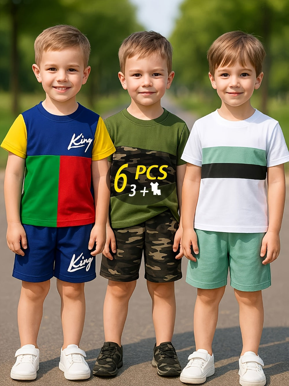 Boys' Casual Outfit Set - Summer 2517