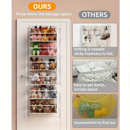 Stuffed Animal Storage Hammock - Lace Toy Organizer