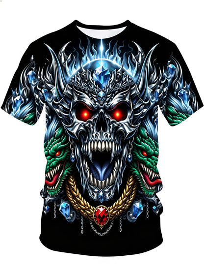 Men's Multicolor Printed Graphic T-Shirt - product view 35