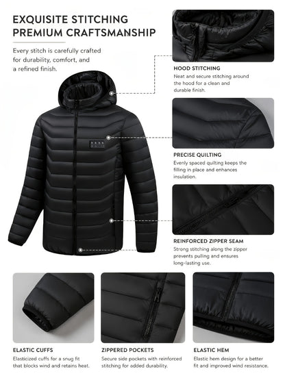 Unisex Heated Pullover Jacket Everyday 861