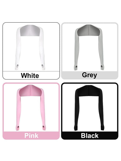 4-piece set of UV protection sun protection cooling capes, elastic compression arm sleeves, golf sports summer cooling sleeves, sun protection cooling capes, ice silk, sleeves