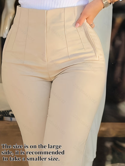 Casual Slim Suit Pants Versatile Nine Temperament Commuter Pants Female