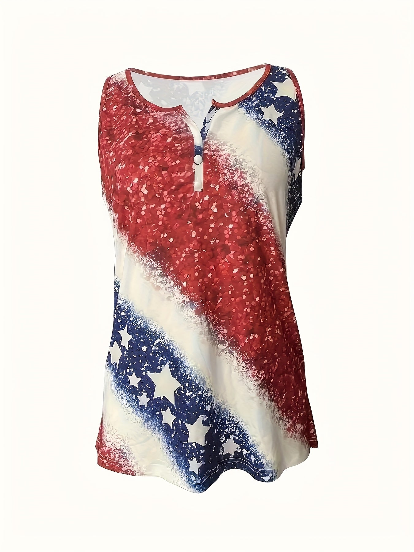 [Summer Vest] Stylish Sleeveless Summer Vest | New Printed Nail Button Top