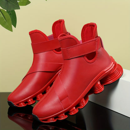 Men's Casual Sneakers, High-Top Autumn/Winter Shoes, Blade Running Shoes, Slip-Resistant, Wear-Resistant, Shock-Absorbing, Sports Casual Walking Shoes