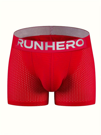 New Men'S Boxers Featuring Butt Pads, Made from Breathable Mesh, Designed for Comfort And Elasticity, Perfect for Lounging at for home