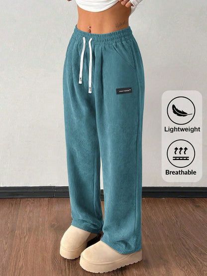 Women's Khaki Polyester Pants - product view 26