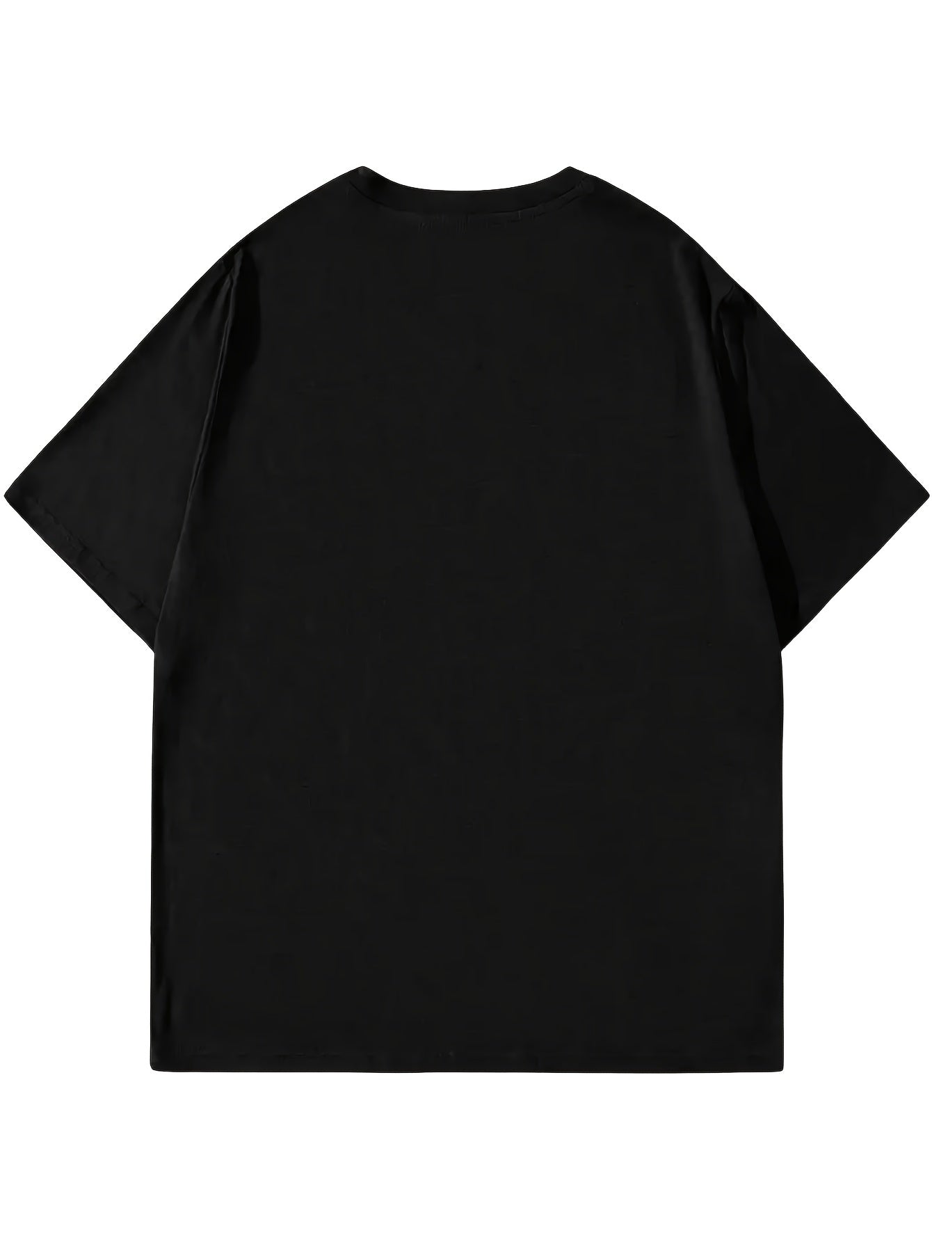 Fashionable Men'S Printed T-Shirt - Classic Summer Casual Crew Neck Short Sleeve T-Shirt, Comfortable And Breathable, Stylish Letter Pattern Design, Trendy Versatile Men'S Wear, a Delightful Holiday Gift