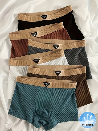 Men's 6 Colors 6 Packs Silk Shorts - product view 3