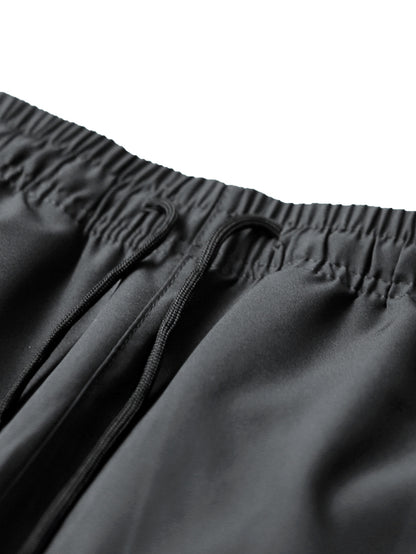 2-pack of Women'S Multi-pocket Slim Cargo Pants, Drawstring Zip Pocket Design, Straight Leg Casual Trousers, Suitable for Outdoor Sports, Everyday Wear, and Dates.