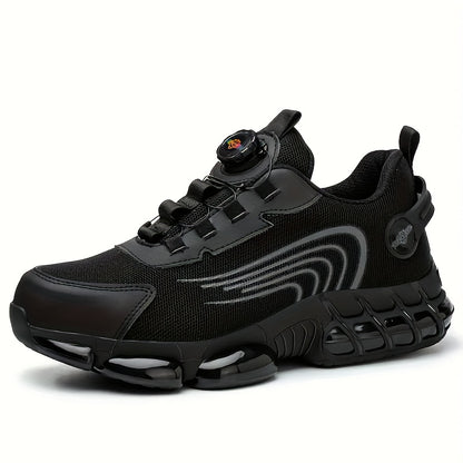 Men's New Fashionable Work Shoes, Puncture-resistant, Impact-resistant Safety Shoes, Sturdy And Durable, Lightweight Industrial Work Shoes