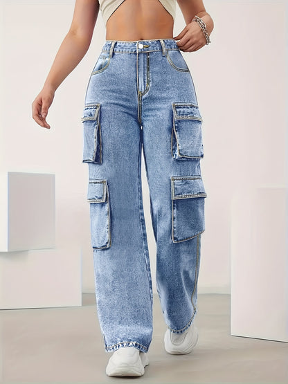 Increase The Size Of Plain Flip Pocket Book Bag Tooling Jeans Loose Version Of High Elastic Zipper Button Opening And Closing Four Seasons Can Wear Comfortable Plus Size Jeans.