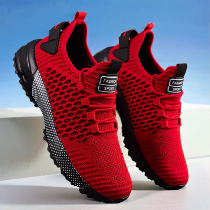 Sneakers, Double Mesh Sports Shoes, Breathable, Lightweight, Fashionable And Versatile, Suitable for Young People Who Like Sports And Trends, Daily Travel And Jogging And Fitness
