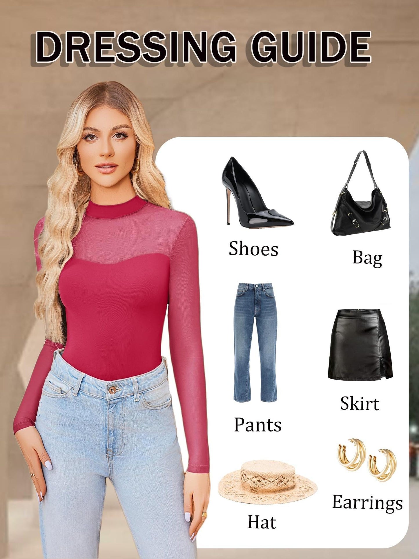 Sexy Mock Turtle Neck Sheer Mesh Long Sleeve Bodysuit Shirts Ruched Body Suit Leotard Tops