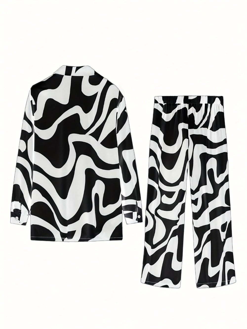 Women's Two-Piece Outfit Set - Short Sleeve 670693