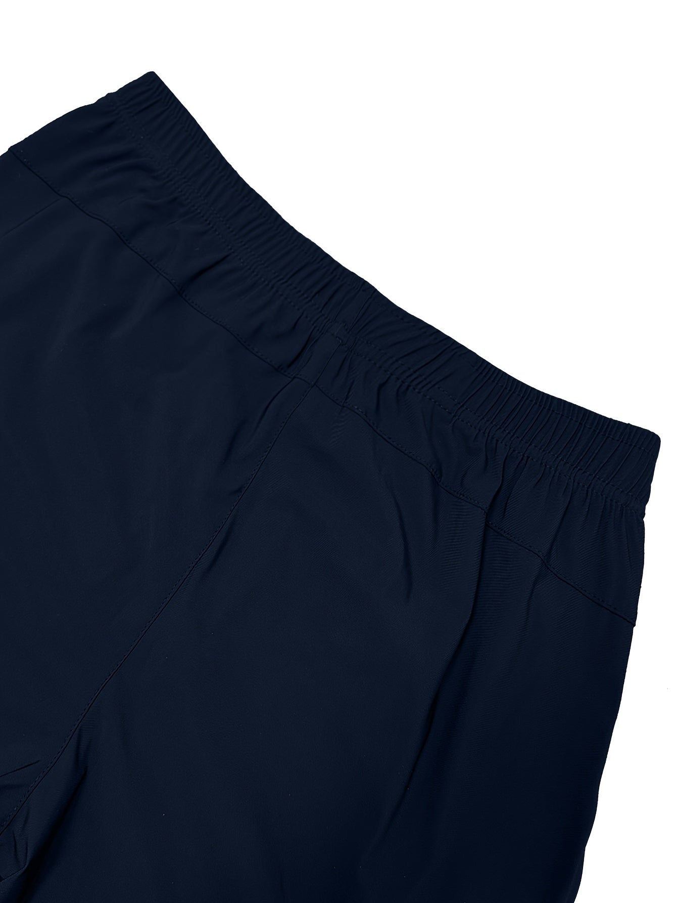 Plus Size Men'S Quick Dry Athletic Shorts, Elastic Waist Drawstring Zipper Cargo Shorts, Breathable Lightweight Multi-Pocket Casual Shorts for Gym Running Workout Outdoor Activities