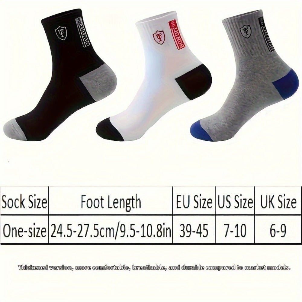 Men's Thermal Crew Socks - 10-Pair Pack