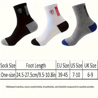 Men's Thermal Crew Socks - 10-Pair Pack