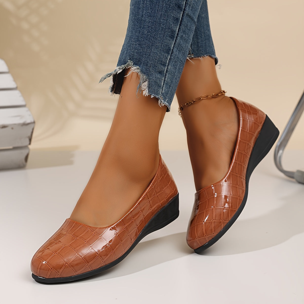 Women's New Elegant High-Heeled Wedge Shoes for FashionableHoliday And Daily Wear, Women Shoes