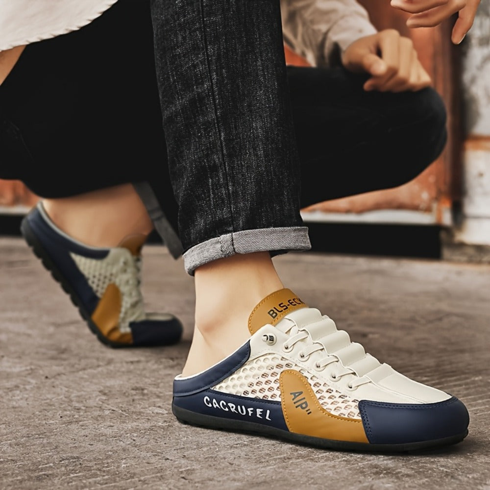 Men's Slippers - Breathable Mesh Non-Slip Sole for Beach & Water 187621