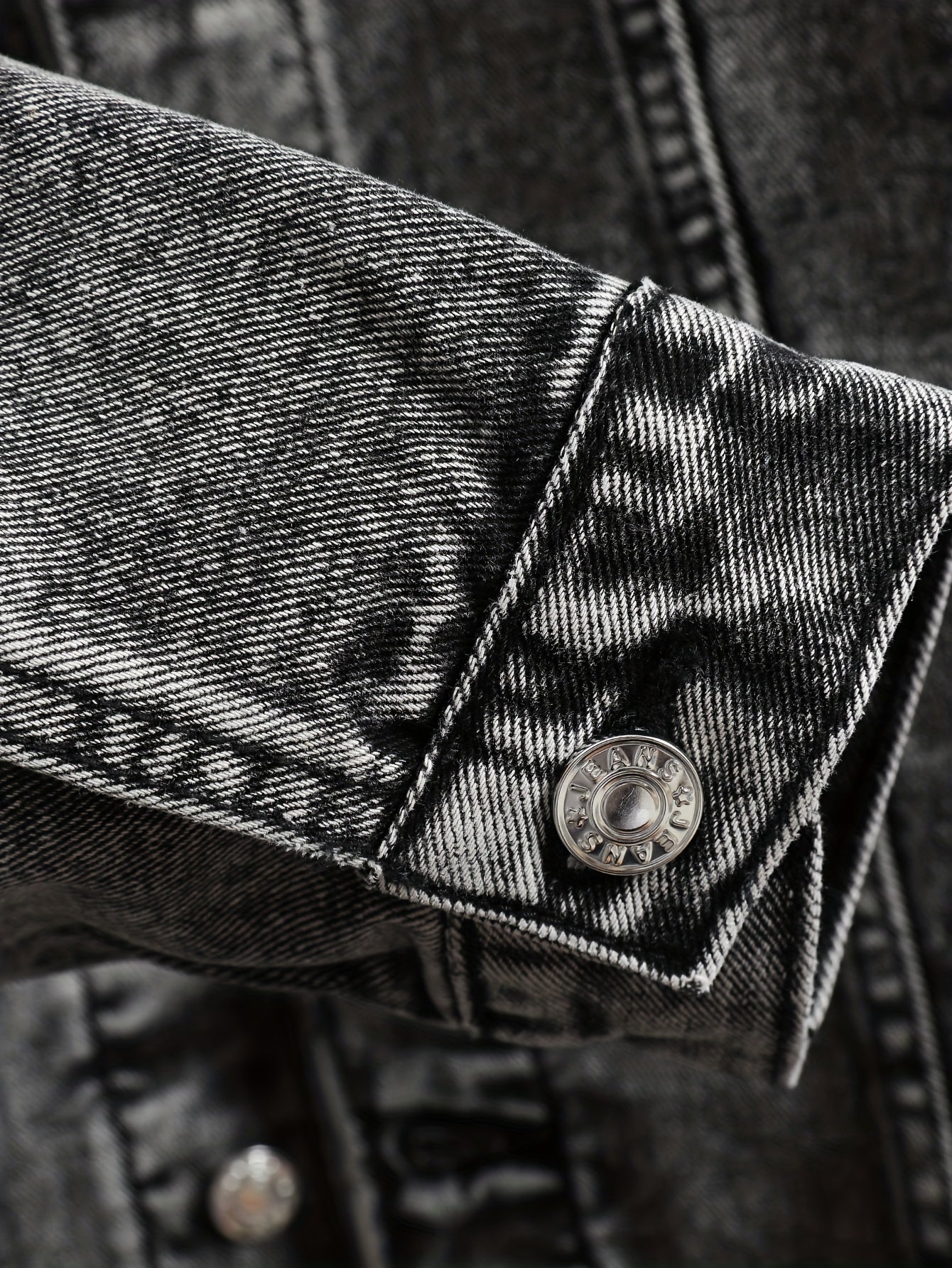 Men's Casual Thick Denim Jacket | Non-Stretch Fabric, Single Breasted, Regular Fit, Long Sleeve, Button Closure, Solid Color with Pockets