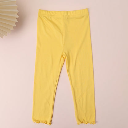 Girls' 6411 Wood Ear 8/Black White Red Green Yellow Blue Purple Pink Leggings - product view 5