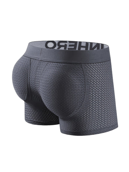 New Men'S Boxers Featuring Butt Pads, Made from Breathable Mesh, Designed for Comfort And Elasticity, Perfect for Lounging at for home