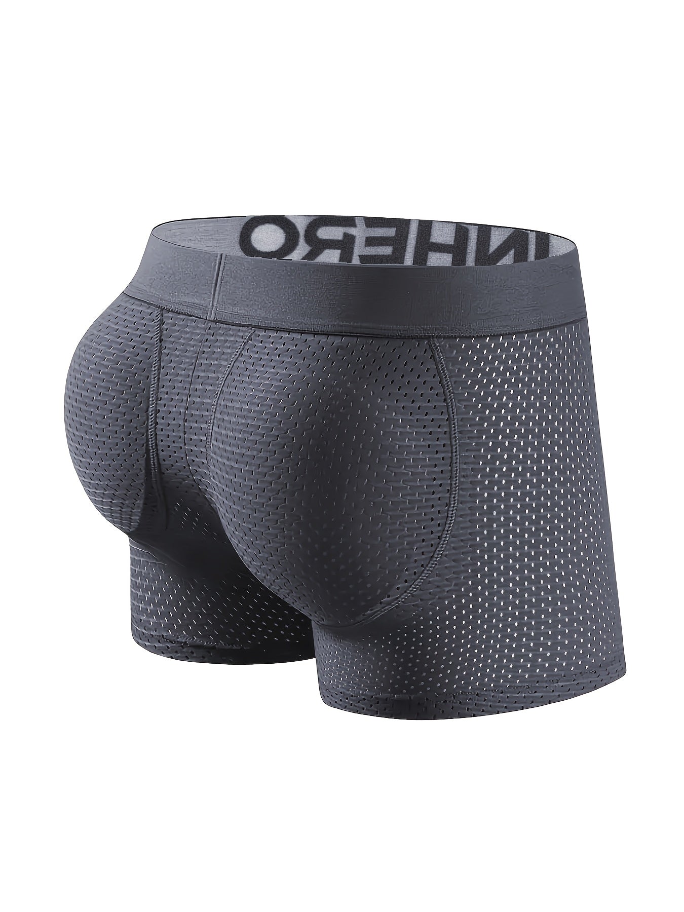 New Men'S Boxers Featuring Butt Pads, Made from Breathable Mesh, Designed for Comfort And Elasticity, Perfect for Lounging at for home