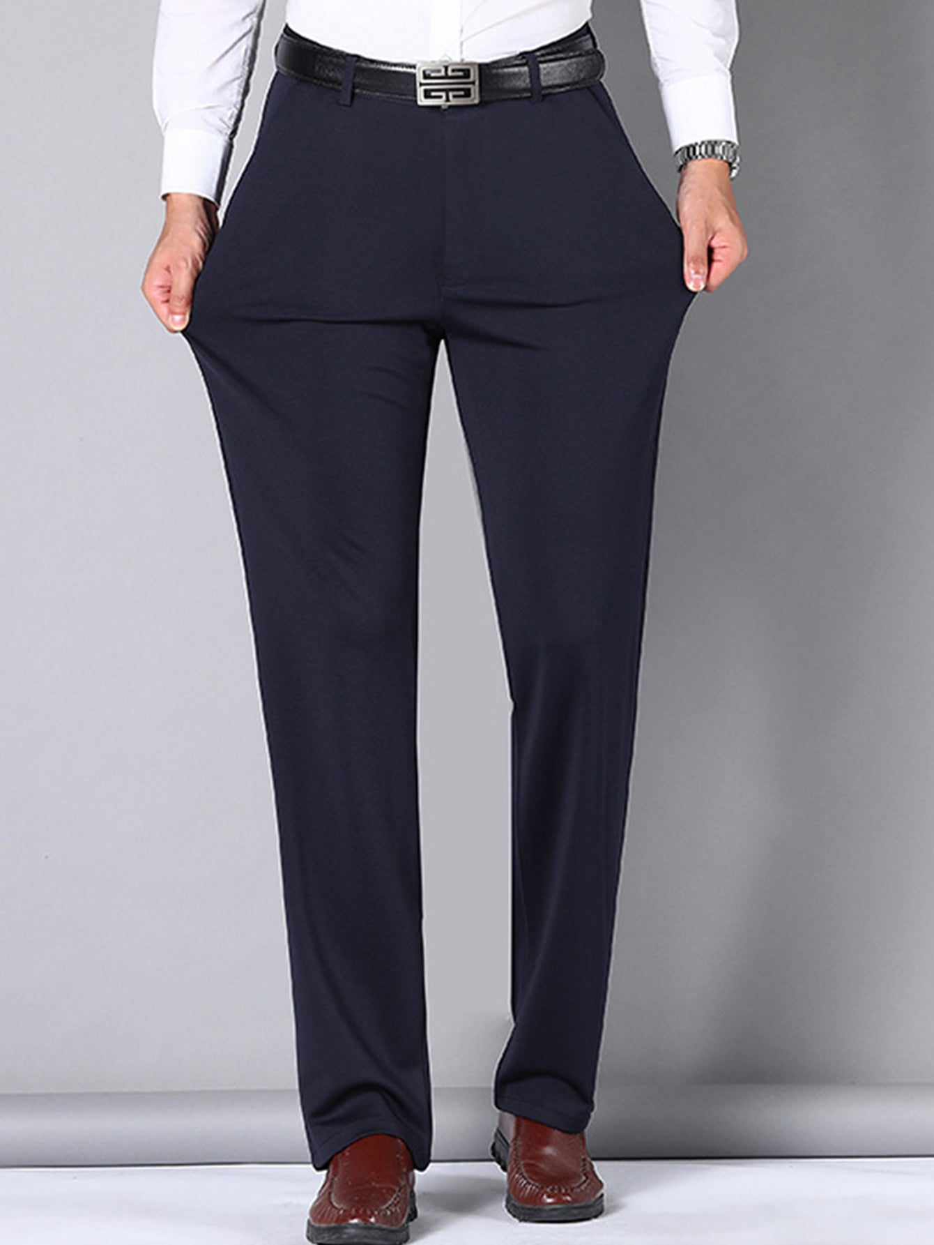 3 Colors Available, Men's Suit Pants, New Men's Classic Senior Business Casual Light Suit Pants, Casual Pants, Interview, Office Choice, Comfortable Material, Breathable and Quick-drying, Pocket Design, Perfect Gift Choice