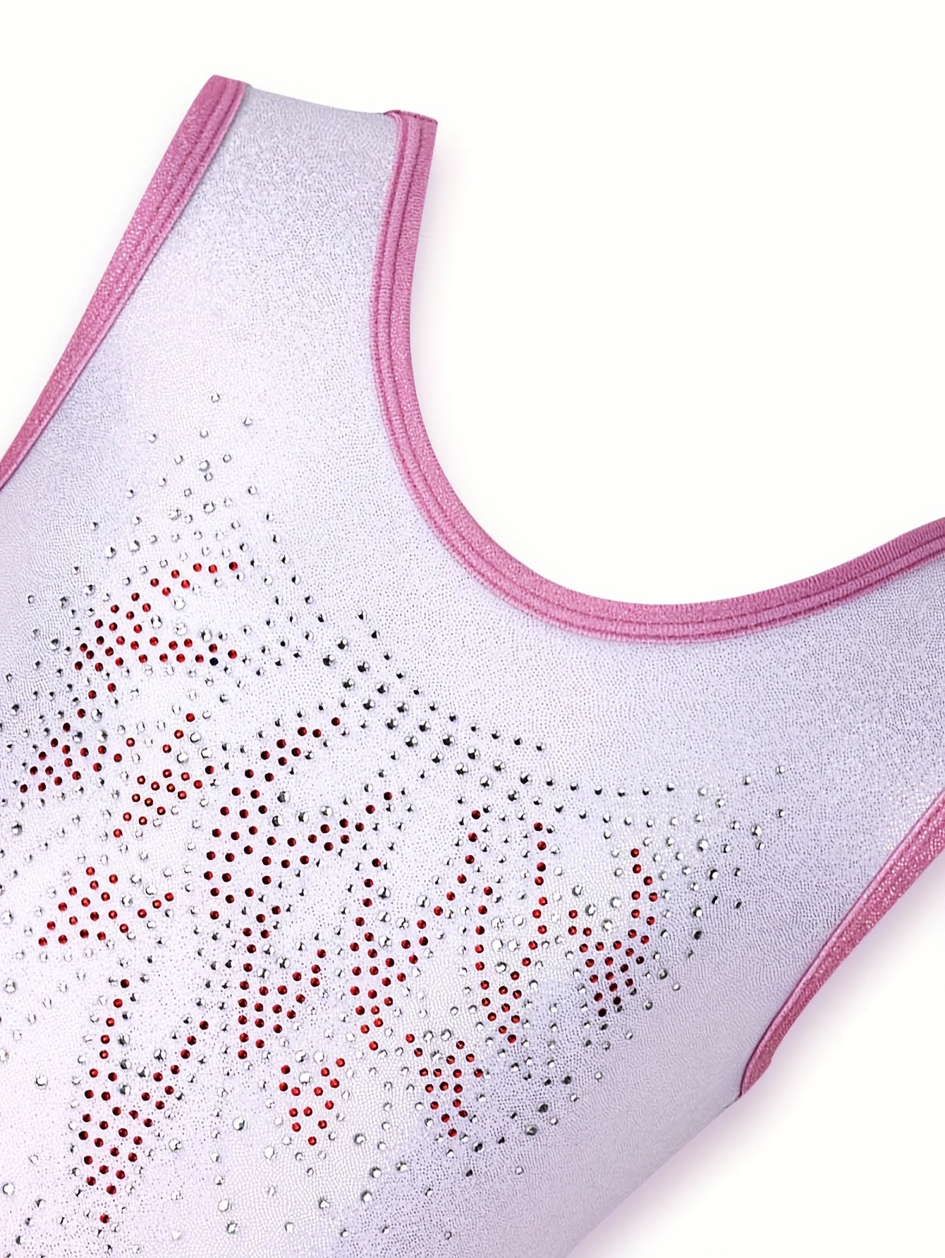 Set of 3 Girls' Leotards Featuring Shorts And a Hairband, Designed with a Gradient Contrast, Diamond Decorations, And Sleeveless Style, Perfect for Ballet Dance Performances