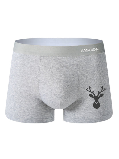 4pcs of Men'S Underwear Breathable And Moisture-Absorbent, Soft And Healthy, Men'S Boxer Briefs, Sports, Daily Casual Boxers, Trendy Fashion Pants