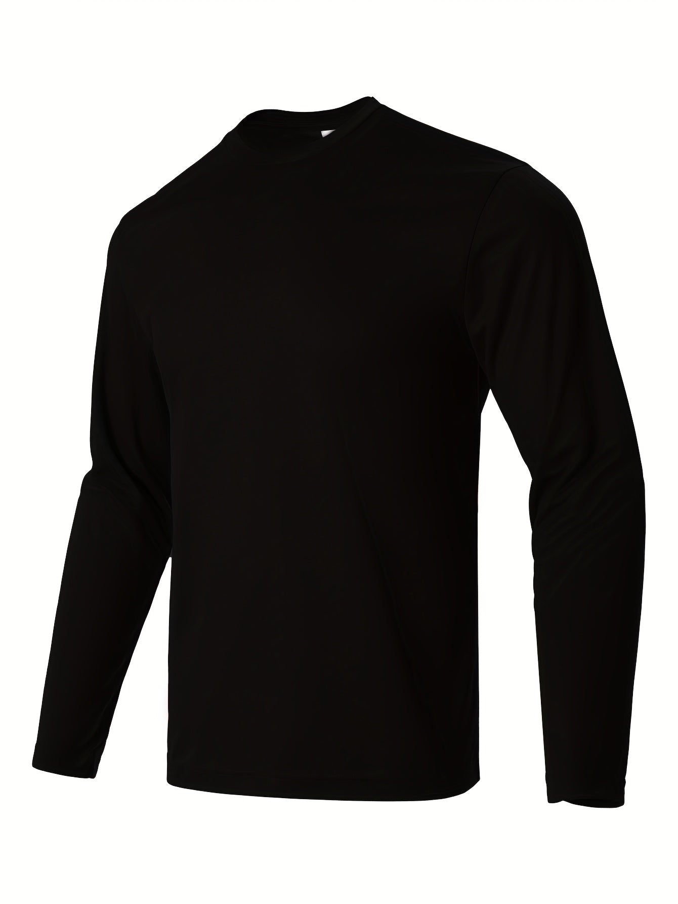 5pcs Men's Casual Sports T-shirt, Breathable And Quick Drying, Suitable for Work Clothes, Fishing Clothes, Construction Site Clothes, Team Building Clothes