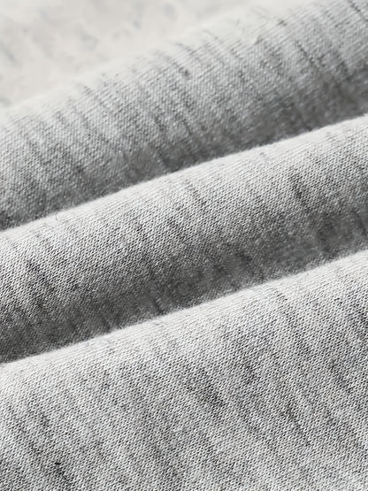 Oversized, Relaxed-Fit Pullover Featuring Tattoo Designs And Slogans - "I Have A Really Cool Tattoo" in Red And White Text, Gray Casual Sweater with a Crew Neck And Long Sleeves, Perfect for Tattoo Enthusiasts
