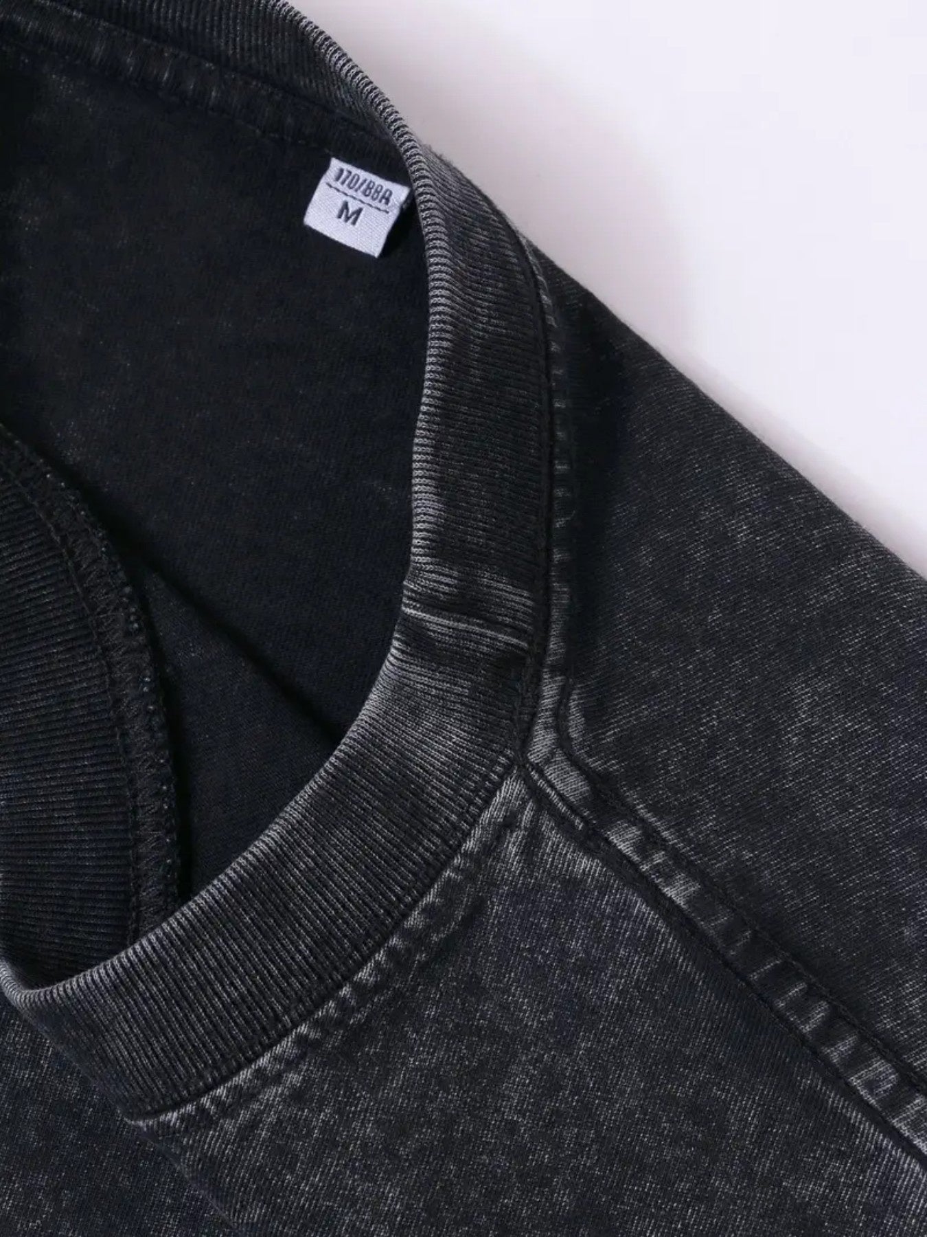 Black Cotton Printed Sleeveless T-Shirt - product view 8