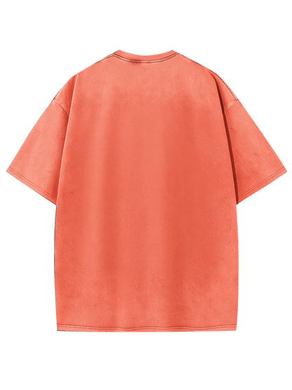 Men's Rose Red Cotton Printed Graphic T-Shirt - product view 14