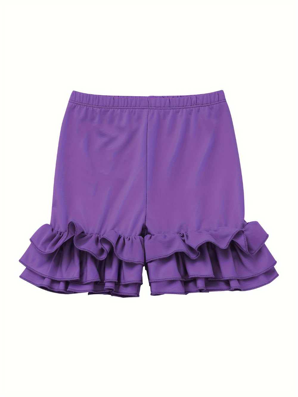 Girls' Solid Color Shorts - Summer 9189