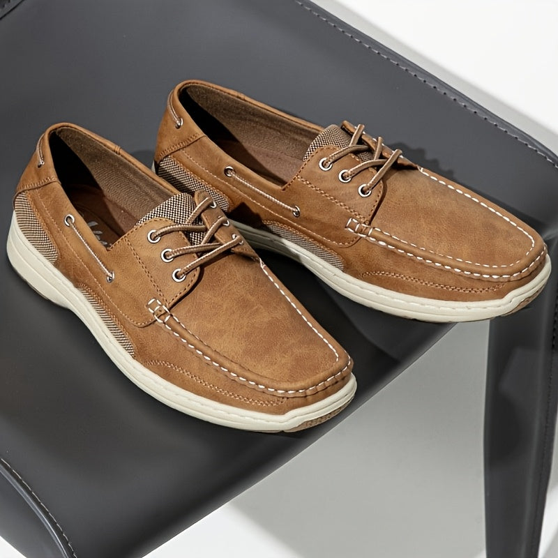 Men's Loafers & Slip-ons 3-Eye Boat Shoes Men Comfortable Casual Loafers for Men