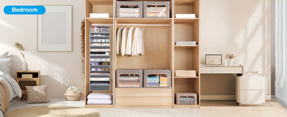 Over Door Hanging Organizer, No Tilt Closet Organizer for Diaper Kids Shoes Over Door Storage Organizer with 6 Large Capacity Pockets for Essentials Nursery Bedroom Bathroom