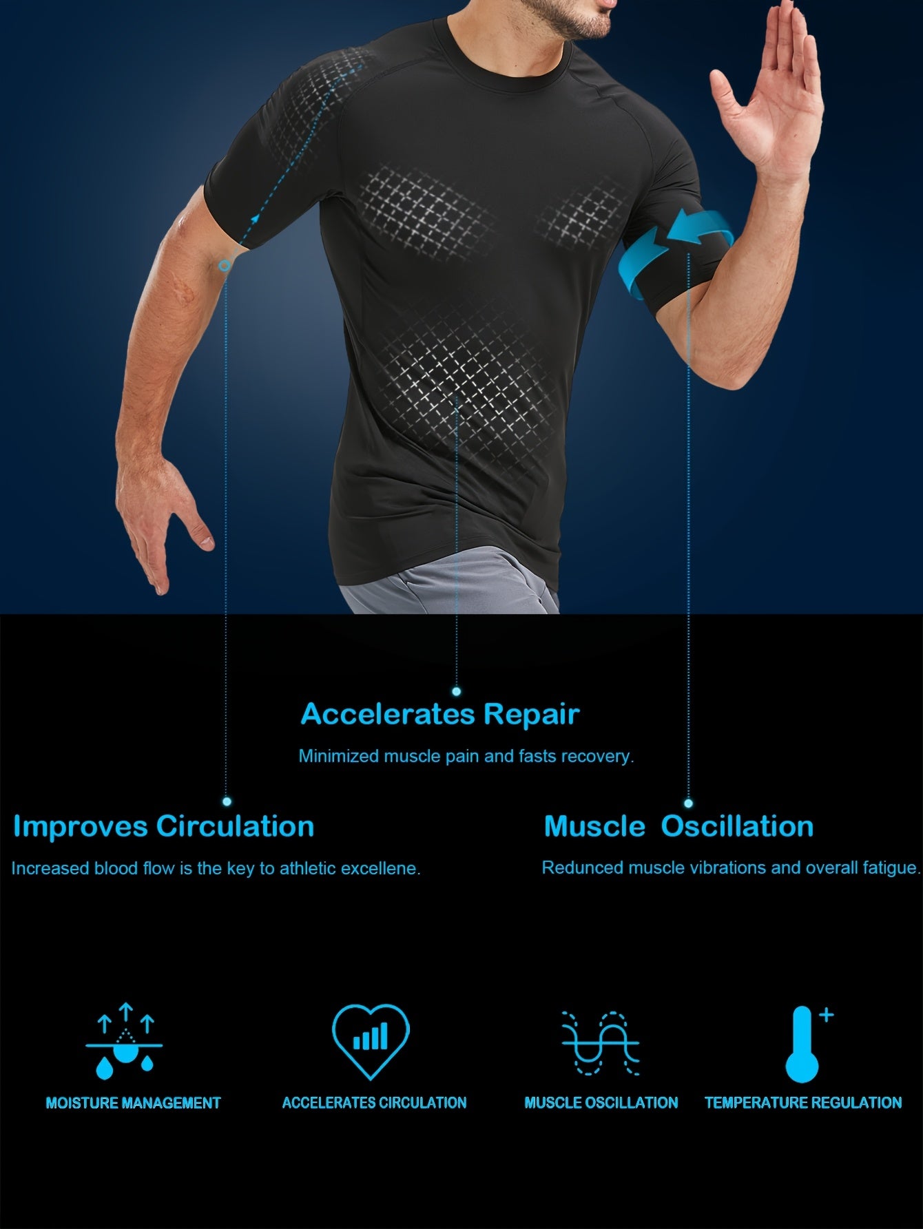 5 Pack Compression Shirts Men Short Sleeve Rash Guard Base Layer Athletic Undershirt Gear Workout T-Shirt, 2026, Valentine'S Day, Gifts