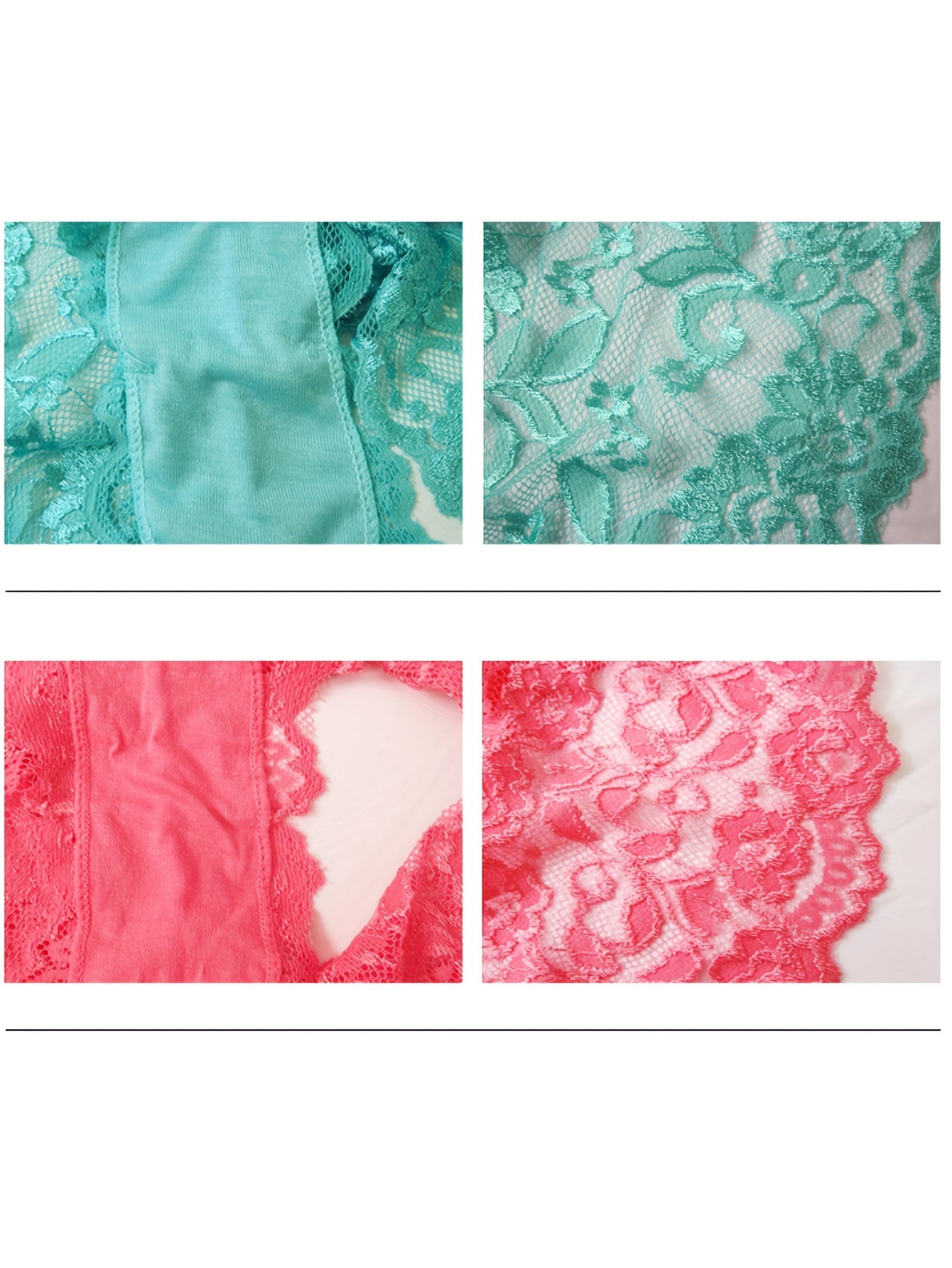 Women's Mixed colors Lace Underwear - product view 4