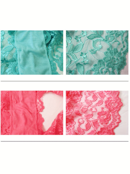 Women's Mixed colors Lace Underwear - product view 4