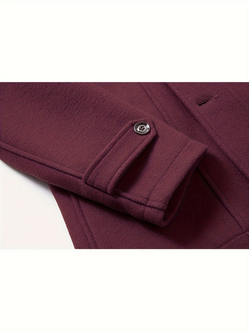 Men's Versatile Fleece Single-Breasted Coat