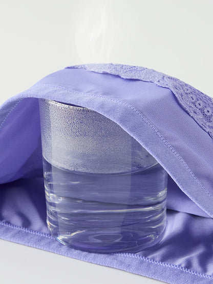 5pcs Women'S High-Waist Panties - Side Lace Patchwork Women'S Panties, Women'S Regular Panties Elegant Women'S High-Waist Panties