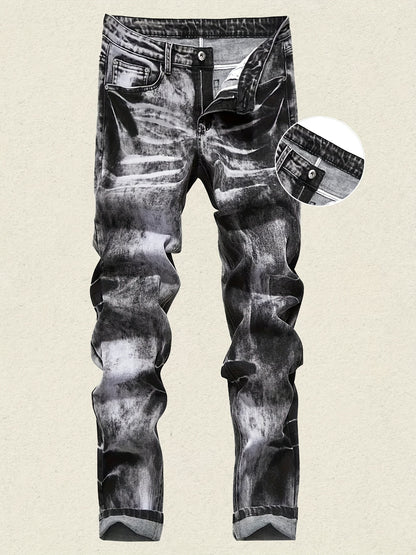 2-Pair Men's Slim Jeans, Stretch Comfort Fit, Vintage And Washed Denim Styles, Must-Have