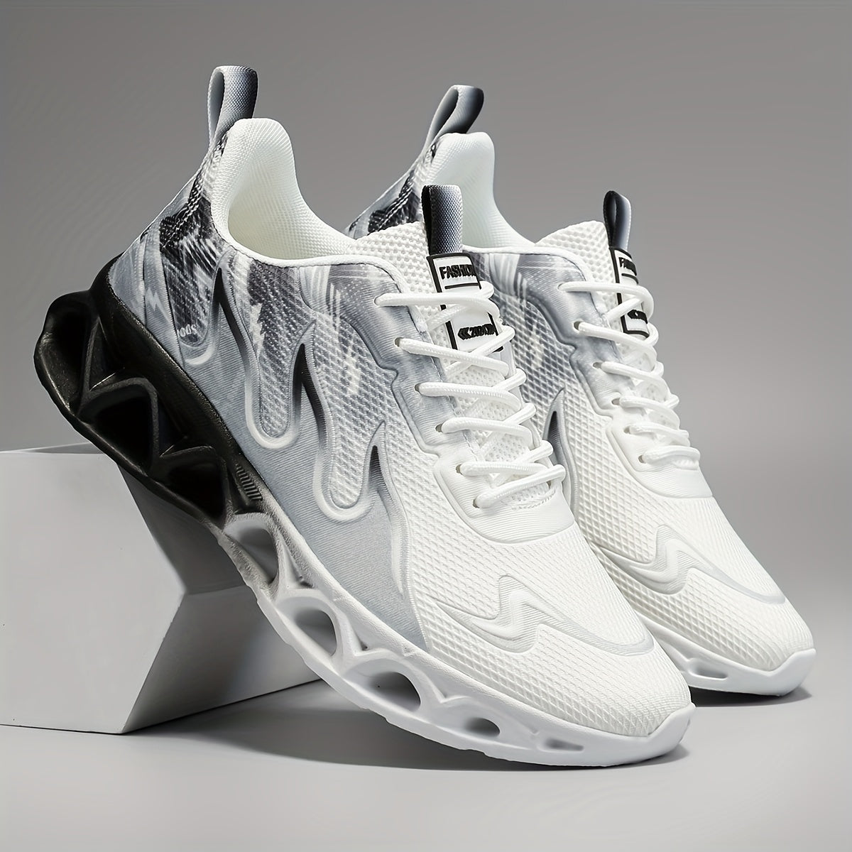 [Lightweight Breathable Running] Men's Outdoor Sneakers, Lace-Up Gym, Lightweight And Breathable Road Marathon Running Shoes, Casual Shoes, Mesh Breathable Outdoor Men's Shoes, Walking Shoes, Women's Fashionable And Breathable Large-Sized Couple Shoes, Sp
