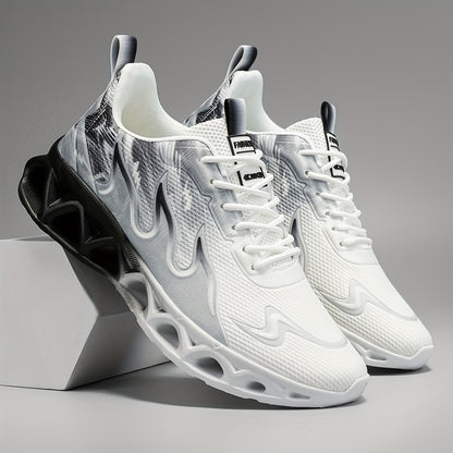 [Lightweight Breathable Running] Men's Outdoor Sneakers, Lace-Up Gym, Lightweight And Breathable Road Marathon Running Shoes, Casual Shoes, Mesh Breathable Outdoor Men's Shoes, Walking Shoes, Women's Fashionable And Breathable Large-Sized Couple Shoes, Sp