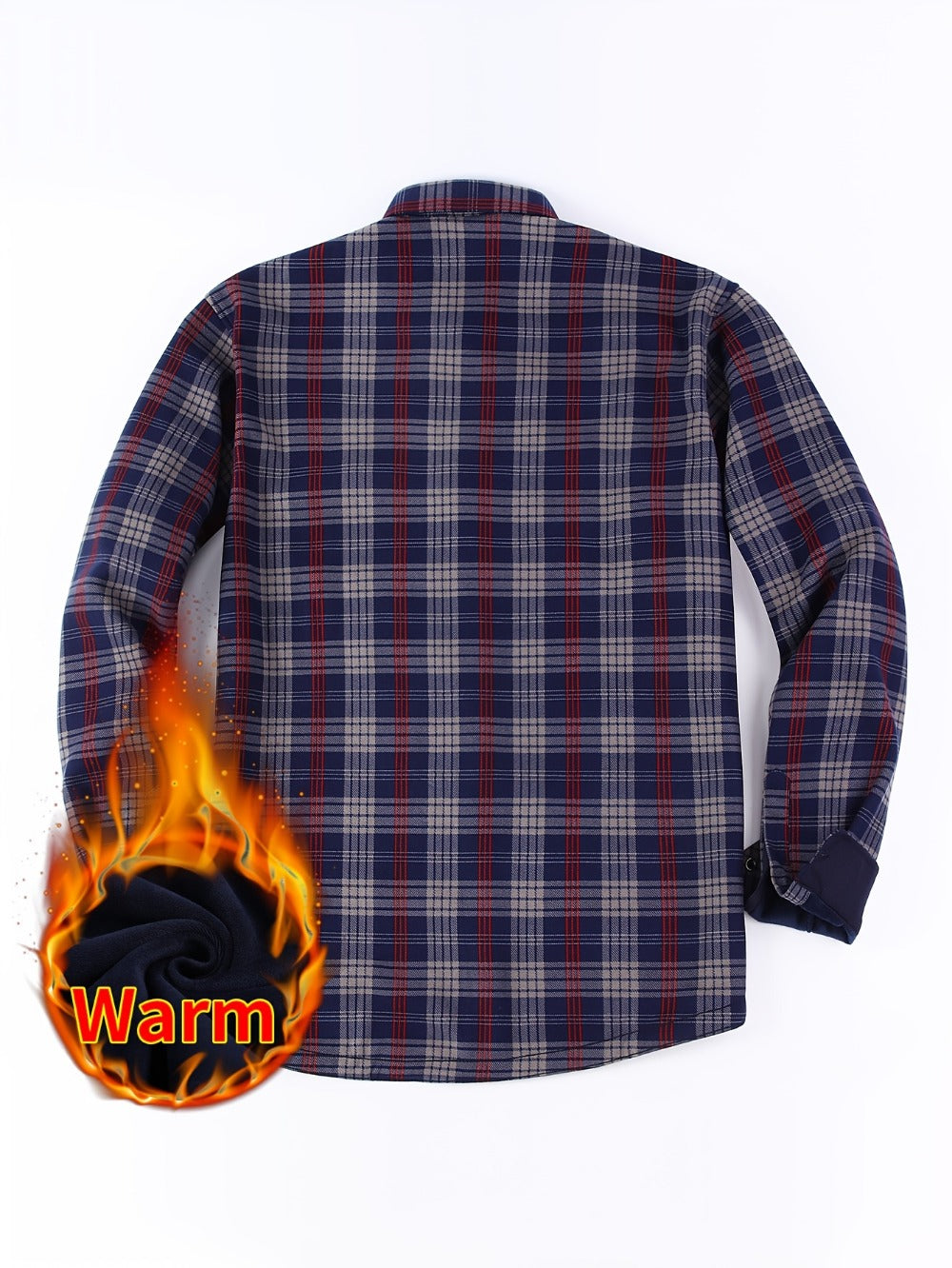 Unisex Lightweight Plaid Single-Breasted Jacket