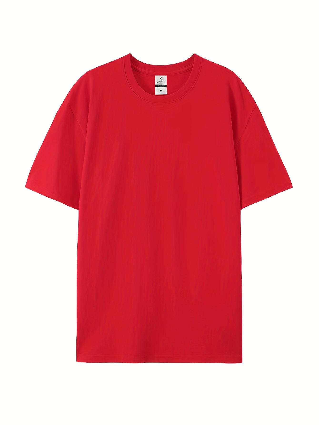 Women's Red Printed Short-Sleeve T-Shirt - product view 11