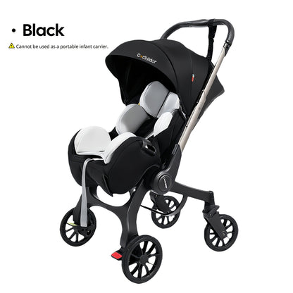 Baby Stroller - Metal Frame And Comfortable Fabric, Foldable And Bidirectional, Equipped with a Seat Belt, Adjustable Sunshade Roof | It Is Very Suitable for Outdoor Travel And As a Gift During Festivals