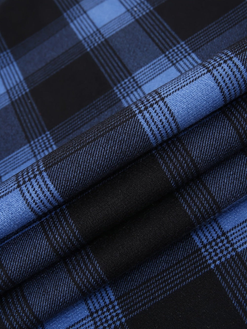 Men's Versatile Fleece Plaid Sweatshirt Everyday 621