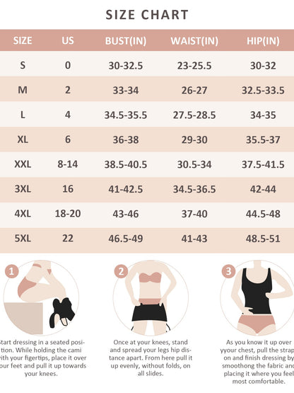 Womens Shapewear Tank Top Tummy Control Compression Cami Tanks Slimming Camisole Tops Shaping Shaper